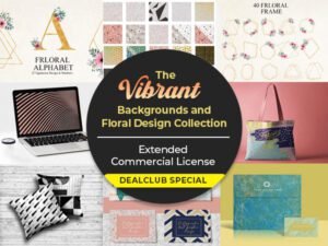 The Vibrant Backgrounds And Floral Design Collection | DealClub