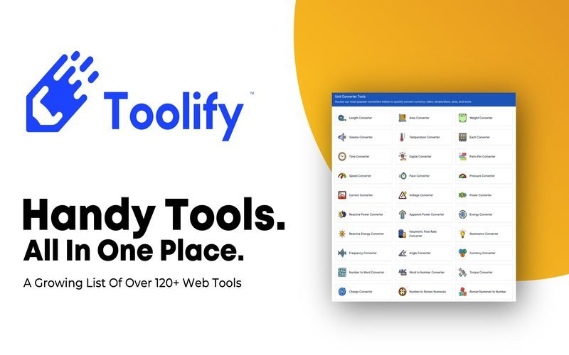 Toolify - A Toolkit of 120+ Web Tools | Lifetime Access