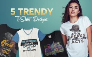 Trendy Edition T-Shirt Designs Bundle - Freebie