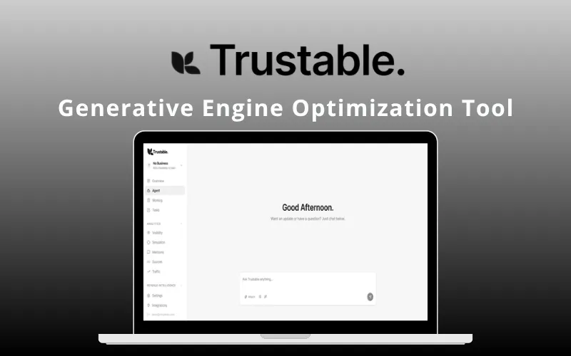 Trustable Labs - Generative Engine Optimization Tool | Lifetime Access
