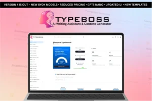 Typeboss - AI Content Generation Tool | Lifetime Access
