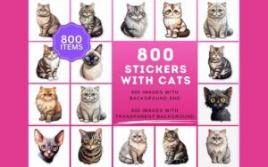 Ultimate Cat Stickers Collection