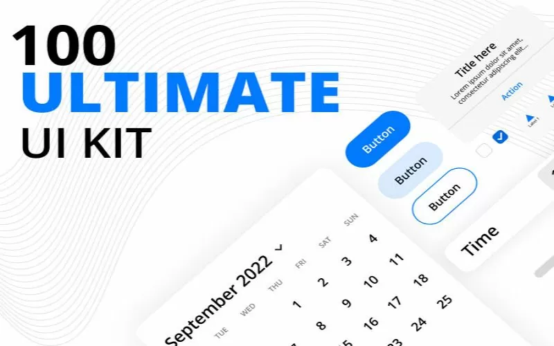 Ultimate UI Kit - 100 Elements