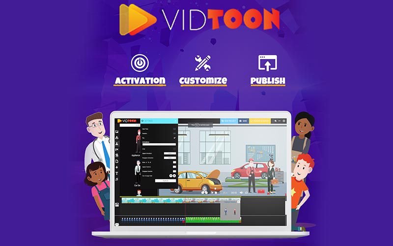 Vidtoon - Animated Video Maker | Lifetime Access
