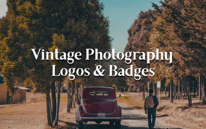 Vintage Photography Logos & Badges | Extended Commercial License
