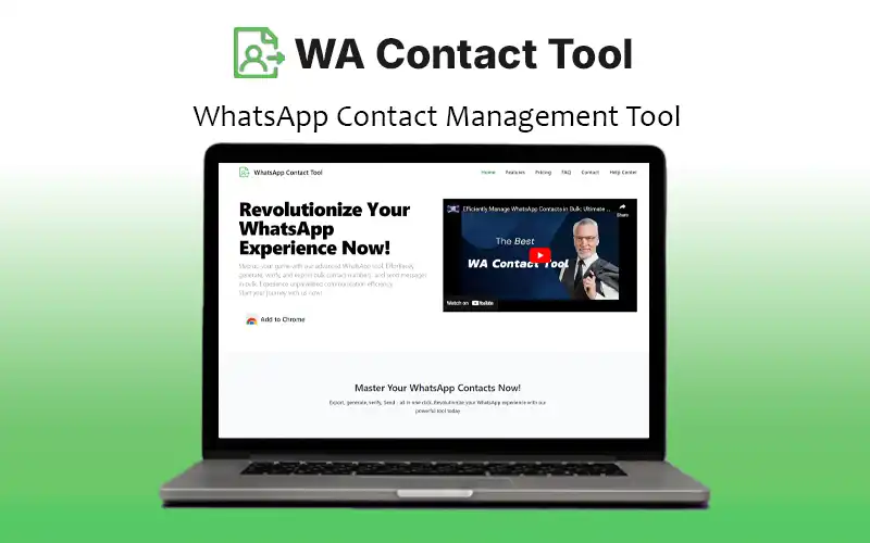WA Contact Tool - WhatsApp Contact Management Tool | Lifetime & Annual Plans