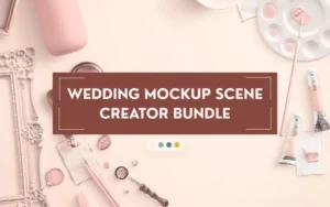 Wedding Mockup Scene Creator Bundle | Commercial License