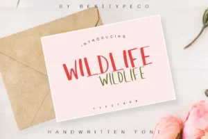 WildLife - Calligraphy Font Freebie