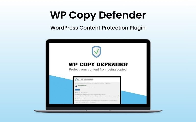WP Copy Defender - WordPress Content Protection Plugin | Lifetime Access