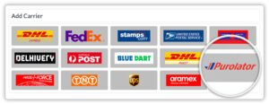 PUROLATOR Add-carrier