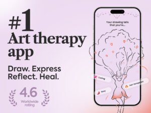 LINA Art Therapy App - Premium Plan: Lifetime Subscription