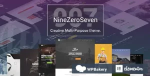 907 – Responsive Multi-Purpose WordPress Theme [95% OFF]