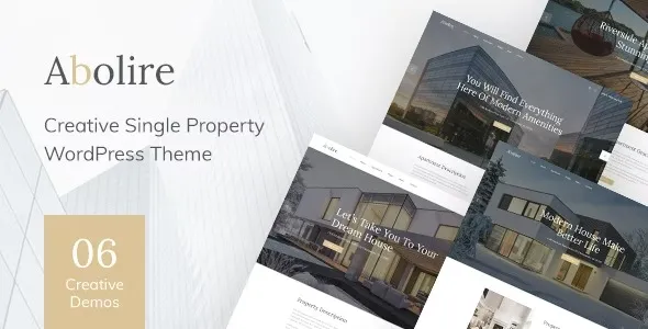 Abolire – Single Property WordPress Theme 95% OFF