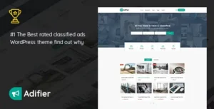 Adifier – Classified Ads WordPress Theme [95% OFF]