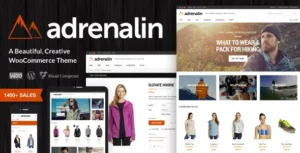 Adrenalin Multi-Purpose WooCommerce Theme [95% OFF]