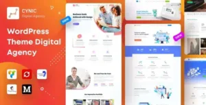 Agency Cynic – Digital Agency, Startup Agency, Creative Agency WordPress Theme [95% OFF]