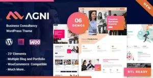 Agni - Consulting Business Theme 95% OFF