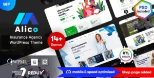 Alico – Insurance Agency WordPress Theme [95% OFF]