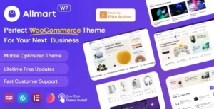 Allmart - Ultimate Electronics & Gadgets Store WordPress Theme 95% OFF