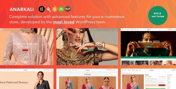 Anarkali – Fashion Shop WooCommerce Elementor Theme 95% OFF