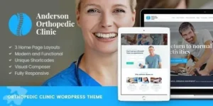 Anderson – Orthopedic Clinic & Medical Center WordPress Theme 95% OFF