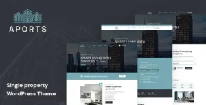 Aports - Single Property WordPress Theme 95% OFF