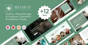 Aramco– Physiotherapy & Wellness WordPress Theme 95% OFF