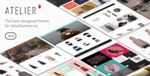Atelier – Creative Multi-Purpose eCommerce Theme [95% OFF]