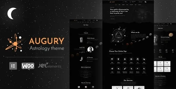 Augury – Horoscope, Astrology WordPress Theme 95% OFF