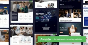 Avante | Business Consulting WordPress Theme [95% OFF]