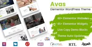 Avas – Elementor WordPress Theme [95% OFF]