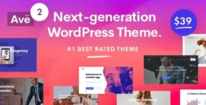 Ave – Responsive Multi-Purpose WordPress Theme [95% OFF]