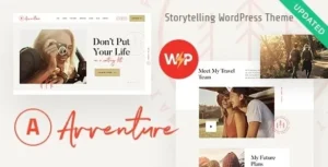 Avventure– Personal Travel & Lifestyle Blog WordPress Theme 95% OFF
