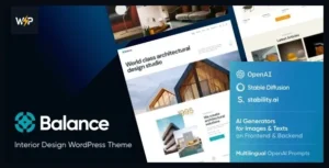 Balance – Interior Design WordPress Theme 95% OFF