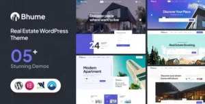 Bhume - Real Estate WordPress Theme 95% OFF