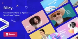 Billey – Creative Portfolio & Agency Elementor WordPress Theme [95% OFF]