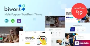 Biwors – Modern & Multipurpose WordPress Theme 95% OFF