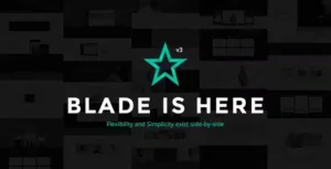 Blade – Responsive Multi-Functional Theme [95% OFF]