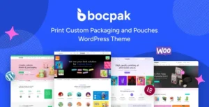 Bocpak - WordPress Theme | 95% OFF