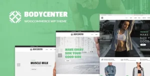 BodyCenter- Gym, Fitness WooCommerce WordPress Theme 95% OFF
