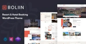 Boliin – Resort & Hotel Booking WordPress Theme 95% OFF