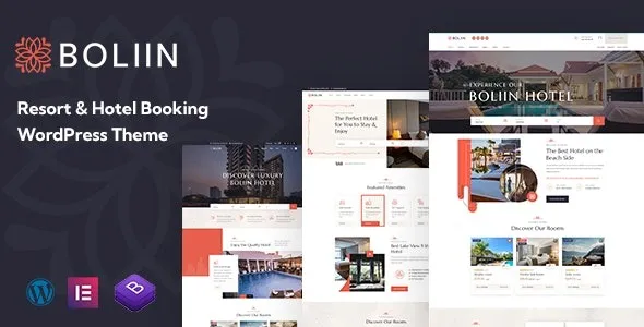 Boliin – Resort & Hotel Booking WordPress Theme 95% OFF
