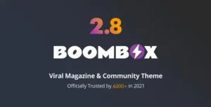BoomBox Viral Magazine WordPress Theme [95% OFF]