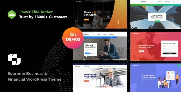 Businext – Business and Financial Institution WordPress Theme 95% OFF