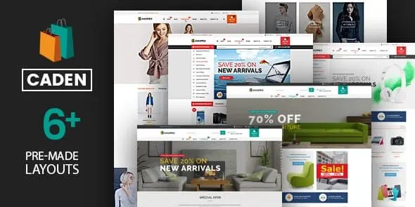 Caden Mega Store Responsive WordPress Theme 95% OFF