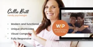 Callie Britt - Family Counselling Psychology Theme 95% OFF