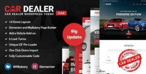 Car Dealer Automotive WordPress Theme – Responsive [95% OFF]