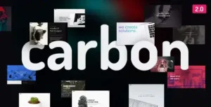Carbon – Clean Minimal Multipurpose WordPress Theme [95% OFF]