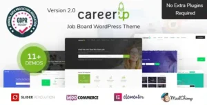 CareerUp – Job Board WordPress Theme [95% OFF]