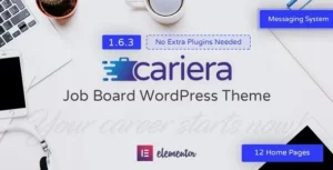 Cariera - Job Board WordPress Theme 95% OFF
